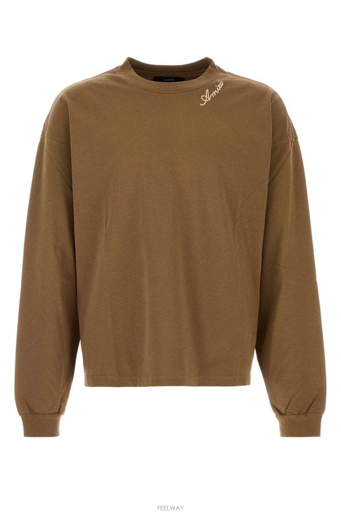 Amiri �ƹ̸� AMIRI SCRIPT LS Ƽ���� AM426JR011 CO B0442281294�ƹ̸� AMIRI SCRIPT LS Ƽ���� AM426JR011 CO B044228129