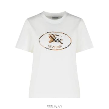 Burberry 26SS ������ üũ ����Ʈ ������ ��ư Ƽ���� 8126358B7078 White26SS ������ üũ ����Ʈ ������ ��ư Ƽ���� 8126358B707