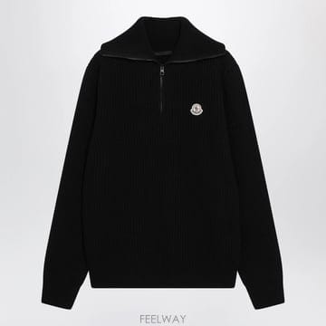 26 F/W 몽클레어 블랙 리브드 울 점퍼 9F00003M1241-9 B0052288297