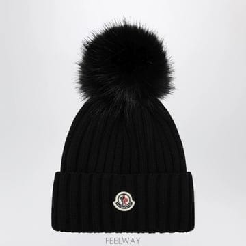 26 F/W 몽클레어 블랙 울 비니 WITH POMPOM 3B0003 B0052288308