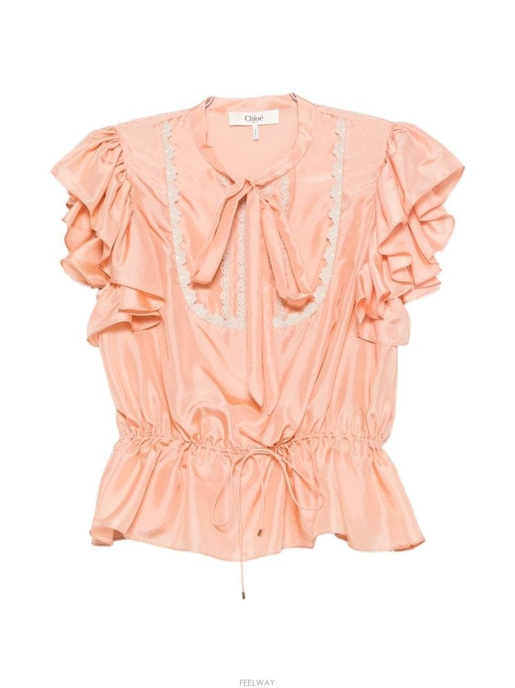 Chloe ���ο� ��ũ ROUCHED ž CH26AHT53009266 B0712288621���ο� ��ũ ROUCHED ž CH26AHT53009266 B0712288621