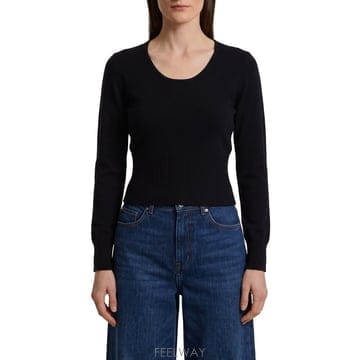26 F/W 막스마라 블랙 크루넥 VETTA 탑 26213661426 B0022297351