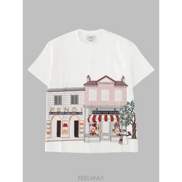 26 F/W 펜디 티셔츠 INTERLOCK (KIDS 상품) JUI2 B0042279750