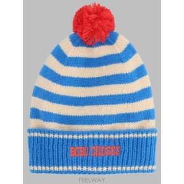 26 F/W 보보쇼즈 보보 CHOSES 스트라이프 니트 비니 (KID B0042285627