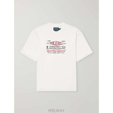 폴로 랄프로렌 로고 코튼-저지 티셔츠 710B28985 B0082296700