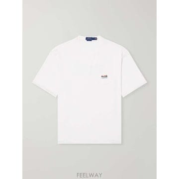 폴로 랄프로렌 로고 코튼-저지 티셔츠 710B26158 B0082296704
