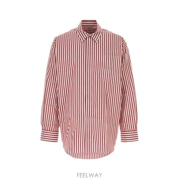 아미 LARGEFITSHIRTWITHEMBOSSEDAMIDECOEU B0442296003