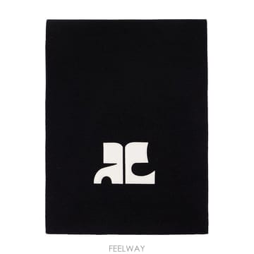 26 F/W 쿠레주 AC 메리노 스카프 COURREGES 울 블랙 6 B0732292181