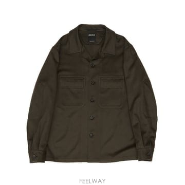 26 F/W 제냐 OASI 캐시미어 비버 오버셔츠 UIV46A4SOT B0742283929