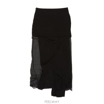 26 F/W 발렌티노 스커트 솔리드 조젯 9B0RAFL51MH/0NO B0742288544