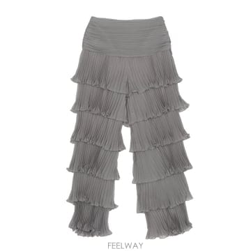 26 F/W 발렌티노 팬츠 DRAPING PLISSE 라이트 조젯 9 B0742288546