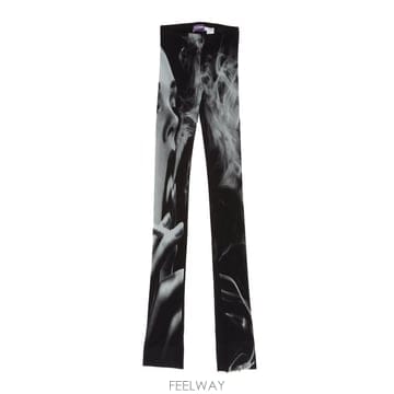 26 F/W 장 폴 고티에 메쉬 플레어 팬츠 프린트 스모킹 WOMEN B0742290925