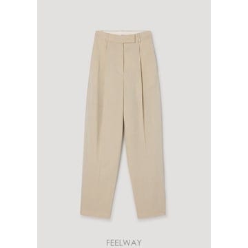 26 F/W 로헤 다리아 싱글 플리트 스트레이트 레그 트라우저 421 B0742296428