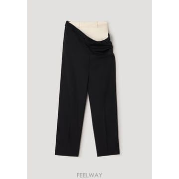 26 F/W 로헤 더블 웨이스트밴드 트라우저 42130067/001_ B0742296442