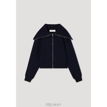 26 F/W 로헤 투 웨이 세일러 지퍼 가디건 42123313/410 B0742296466