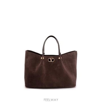 발렌티노 VALENTINO 가라바니 라지 쇼핑 백 인 소프트 스웨이 B0172290123