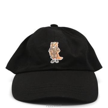 메종 키츠네 블랙 코튼 모자 QU06102WB0026P199 B0482290281