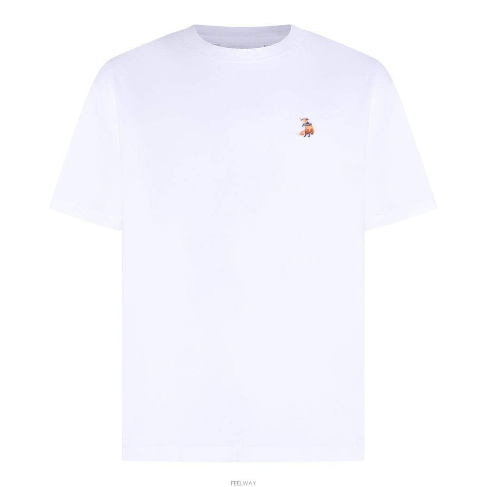 Maison Kitsune ���� Ű���� ȭ��Ʈ ��ư Ƽ���� QM00102KJ7026P100 B0482290283���� Ű���� ȭ��Ʈ ��ư Ƽ���� QM00102KJ7026P100 B0482