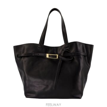 26 F/W 애니빙 ELLY 스몰 쇼퍼 백 ANINE 빙 레더 블랙  B0732283664