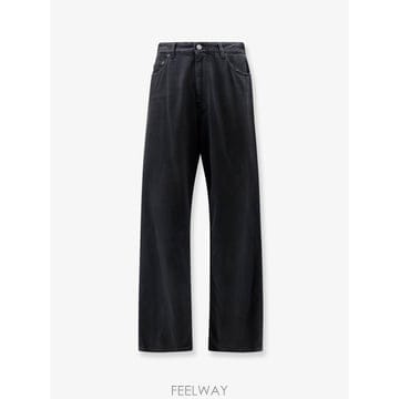 MM6 메종 마르지엘라 블랙 데님 트라우저 SH0LA0045M300 B0652297521