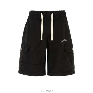 팜 엔젤스 커브 로고 루즈 카고 쇼츠 PMCS01S26FAB002  B0442288878