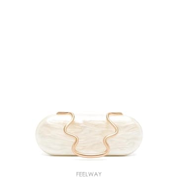 | Other Brand | Cult Gaia Ilaria marbled effect sculptural clutch bag 122088Cult Gaia Ilaria marbled effect sculptural clutch bag 