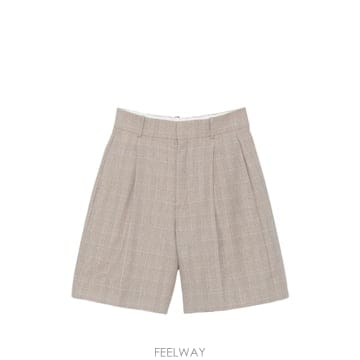 보테가 베네타 Prince of Wales 울 반바지