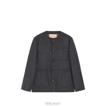 발렌티노 가라바니 V로고 칼라리스 셔츠