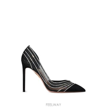 아쿠아주라 Dream Girl crystal embellished heeled pumps 1197997604