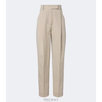 26 FW Rohe 울 실크 블렌드 스트레이트 팬츠 TP581483167