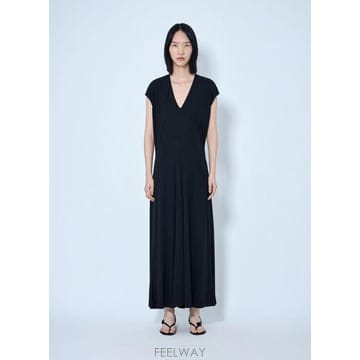 26 FW 토템 여성 V넥 저지 드레스 263 WRD0390 FB0162 001 TP875682561