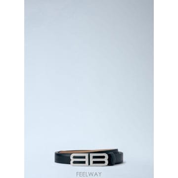 26 FW 발렌시아가 남성 금속 로고 버클 가죽 벨트 A00121 2ACQK 1000 TP877248294