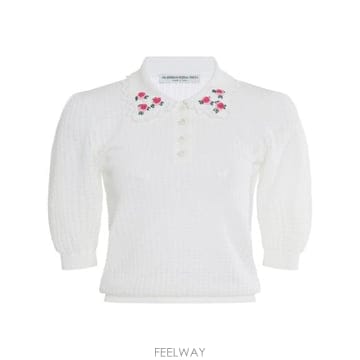 26 FW 알렉산드라리치 여성 자수 카라 스웨터 TP724682518