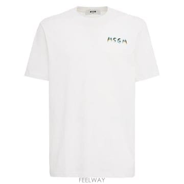 26 FW MSGM 남성 크루넥 반팔 티셔츠 82I T7Q012 TP724772607