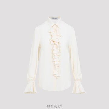 Alberta Ferretti [D14]�˺���Ÿ�䷹Ƽ 688830008 VANIGLIA ���� ���� ���� ����콺 Alberta Ferret[D14]�˺���Ÿ�䷹Ƽ 688830008 VANIGLIA ���� ���� ���� 