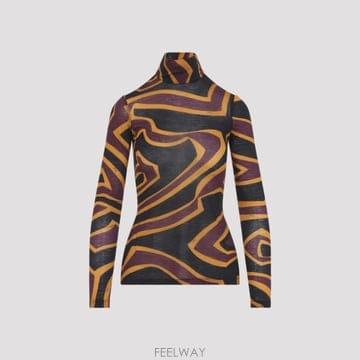 | Other Brand | [D14]PUCCI 68976019 BORDEAUX GOLD ���� Ƽ���� ���� ž Pucci Long Sle[D14]PUCCI 68976019 BORDEAUX GOLD ���� Ƽ���� ���� ž 