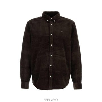 Carhartt [X45]Į��Ʈ I029958 47XX ���� ������ ����Ʈ���� �ĵ� Dark brown corduroy L[X45]Į��Ʈ I029958 47XX ���� ������ ����Ʈ���� �ĵ� D