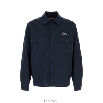 Kenzo [X45]���� FG65CH5489PK 76 ���� ���� ���� ���� ���� Navy blue cotton shir[X45]���� FG65CH5489PK 76 ���� ���� ���� ���� ���� Nav
