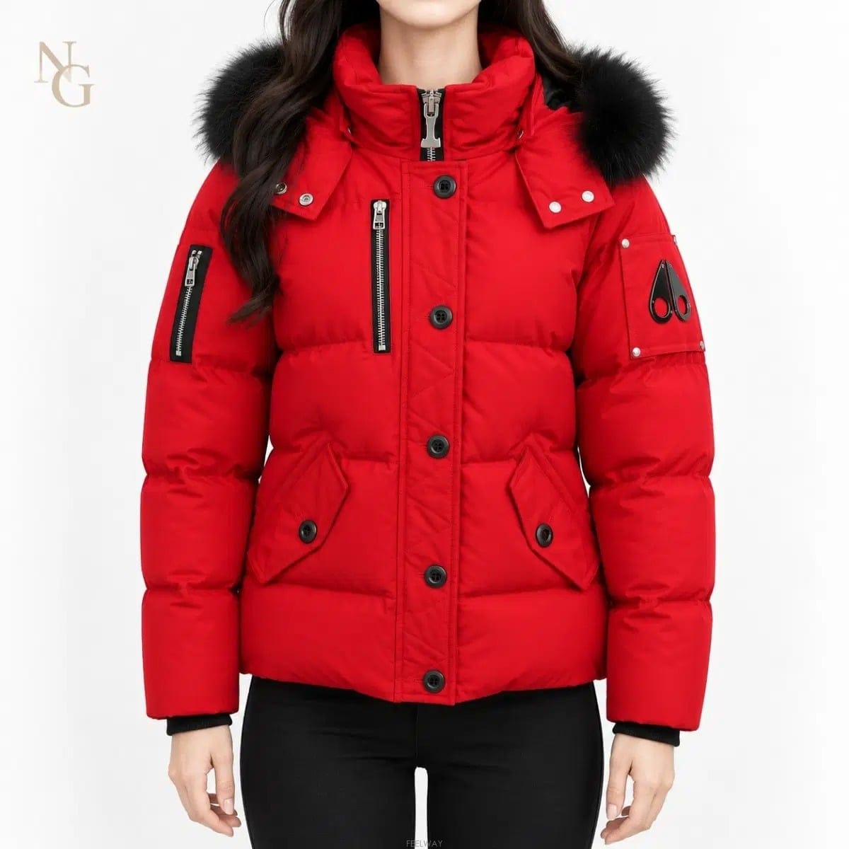 Moose Knuckles [��ǰ/�������] ������Ŭ 3Q �������� ������ �е� ���� ���� XS / 44[��ǰ/�������] ������Ŭ 3Q �������� ������ �е� ���� 