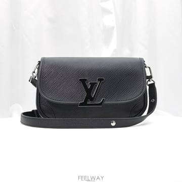 중고명품건대점 / Louis Vuitton(루이비통) M59386 블랙 에삐 레더 은장 부시 크로스
