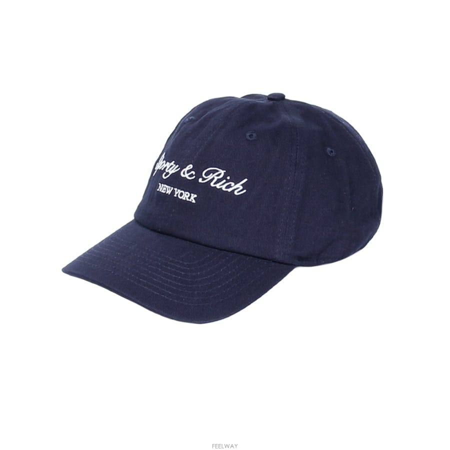 Sporty & Rich ����Ƽ�ظ�ġ �ö�ť�� NY ��ĸ AC04075328BL1061 DARK NAVY [SRH002]����Ƽ�ظ�ġ �ö�ť�� NY ��ĸ AC04075328BL1061 DARK NA