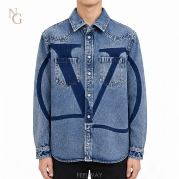 [정품/당일출고] 발렌티노 V로고 데님 자켓 청자켓 50 / 105