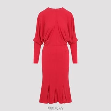 26FW 자크뮈스 미디 원피스 DRW00904AJ00309 470 RED