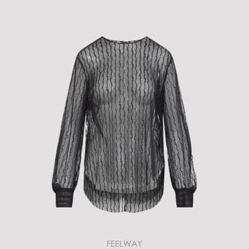Alberta Ferretti 26FW �˺���Ÿ �䷹Ƽ ����콺 A02205120 0555 NERO26FW �˺���Ÿ �䷹Ƽ ����콺 A02205120 0555 NERO