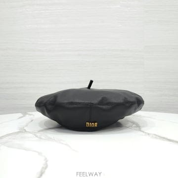 [럭스유] 디올 D-드림 베레모 블랙 램스킨 73DRM910A700