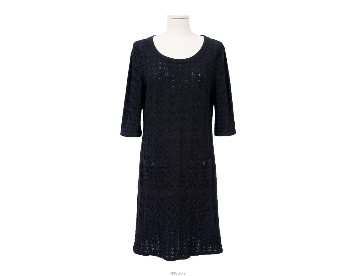 CHANEL [�׶��ĸ�] ���� ��ư ��Ʈ �巹�� ���� 40 77702[�׶��ĸ�] ���� ��ư ��Ʈ �巹�� ���� 40 77702