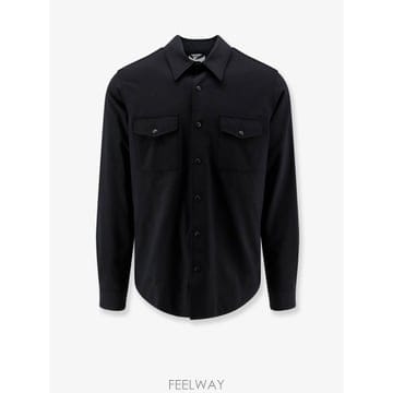 아스페시 버진 울 블렌드 SHIRTJACKET WITH 더말 INS B0652291321