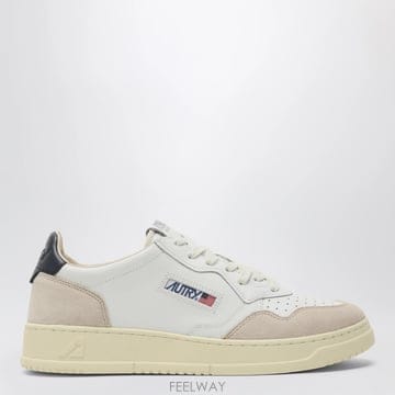 26 F/W 오트리 MEDALIST 화이트블루 레더 트레이너 AULM B0052304563