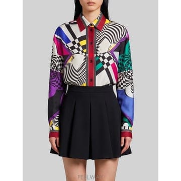Versace 26FW ������ü ���� 1024221 MULTICOLOR26FW ������ü ���� 1024221 MULTICOLOR