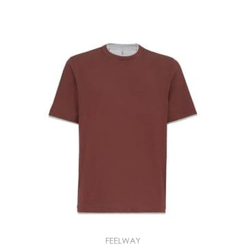 Brunello Cucinelli 26FW ���ڷ� ��ġ�ڸ� ž MOB137427 CGL17 BROWN26FW ���ڷ� ��ġ�ڸ� ž MOB137427 CGL17 BROWN